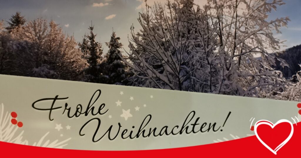 Weihnachtspost 2023 und Neujahrsw&uuml;nsche